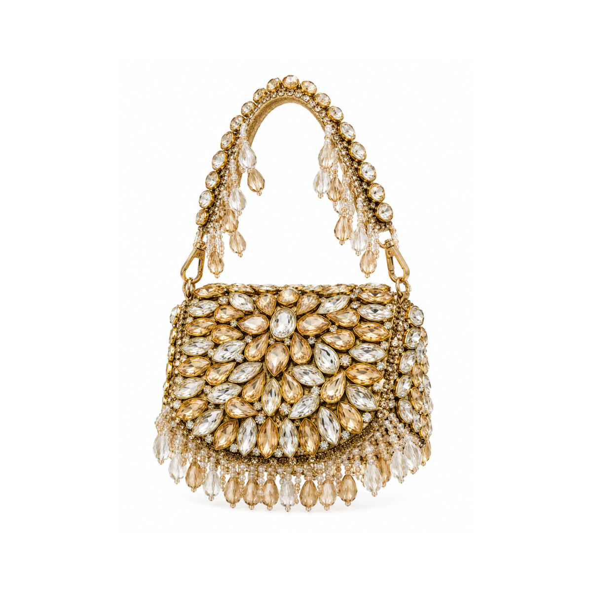 Crystal Golden-Silver Bag
