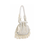 Ivory Bloom with Tassels Potli