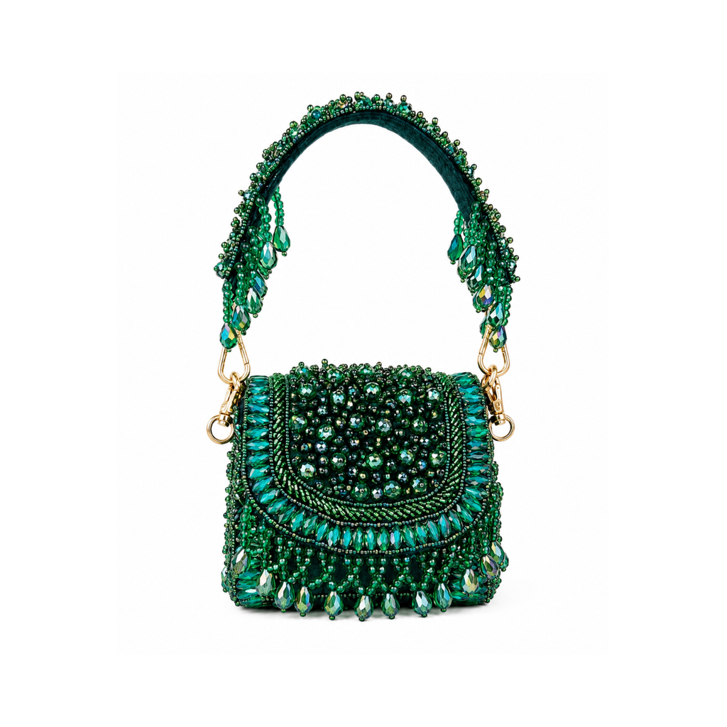 Crystal Emerald Green Bag