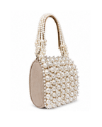 Pearl Lumière Front Flap Clutch