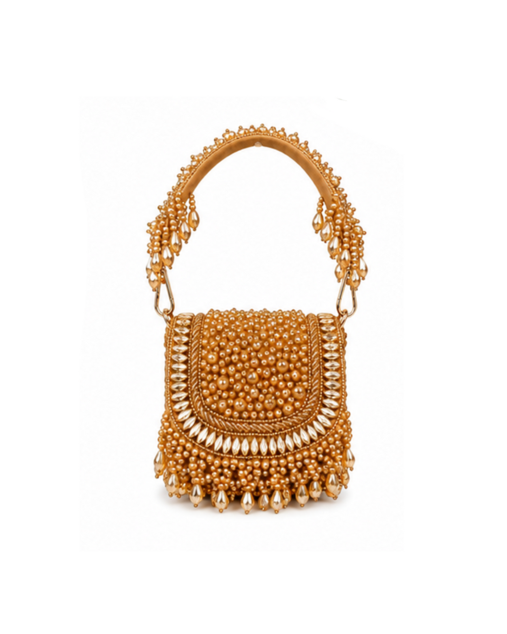 Crystal Golden Bag