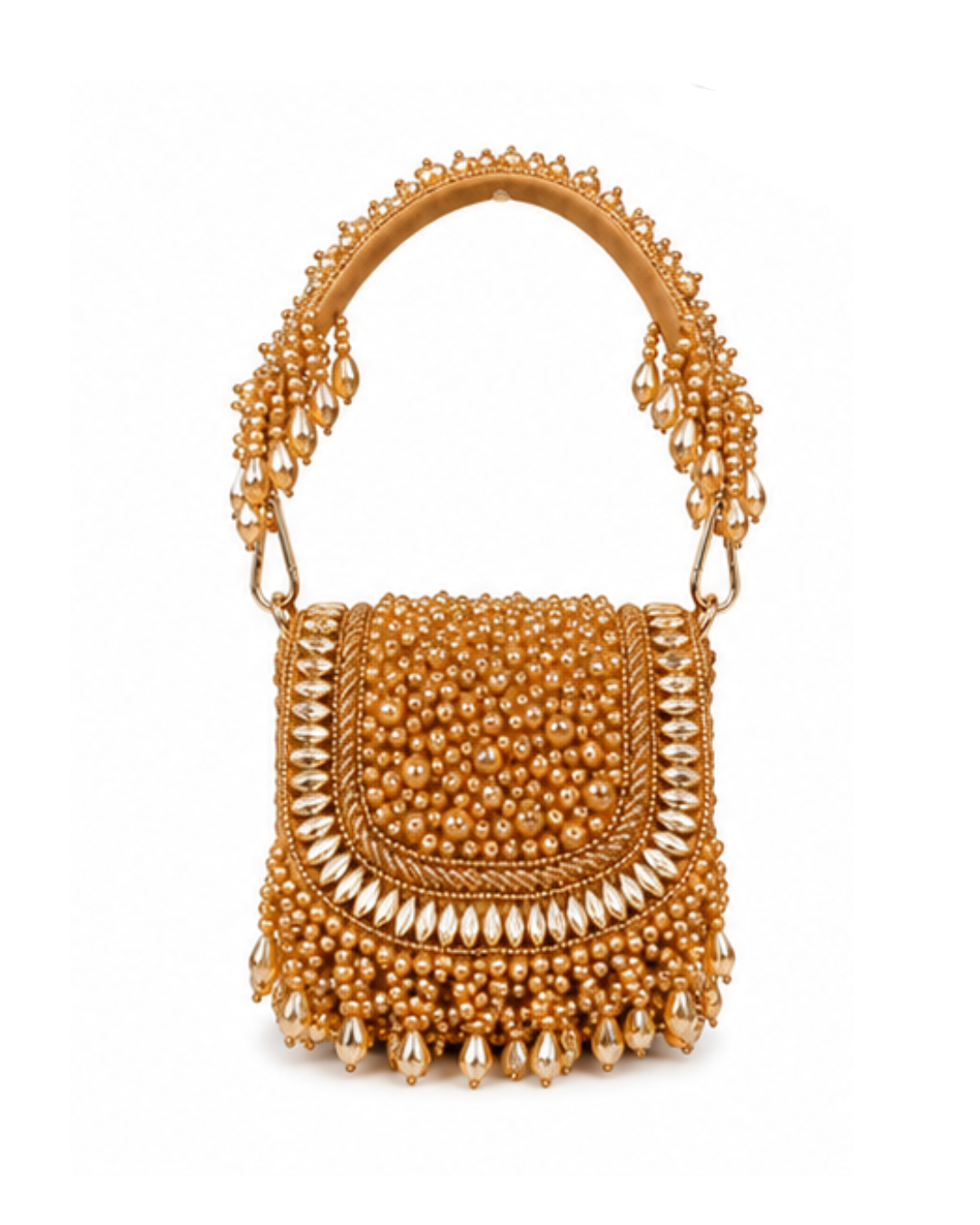 Crystal Golden Bag