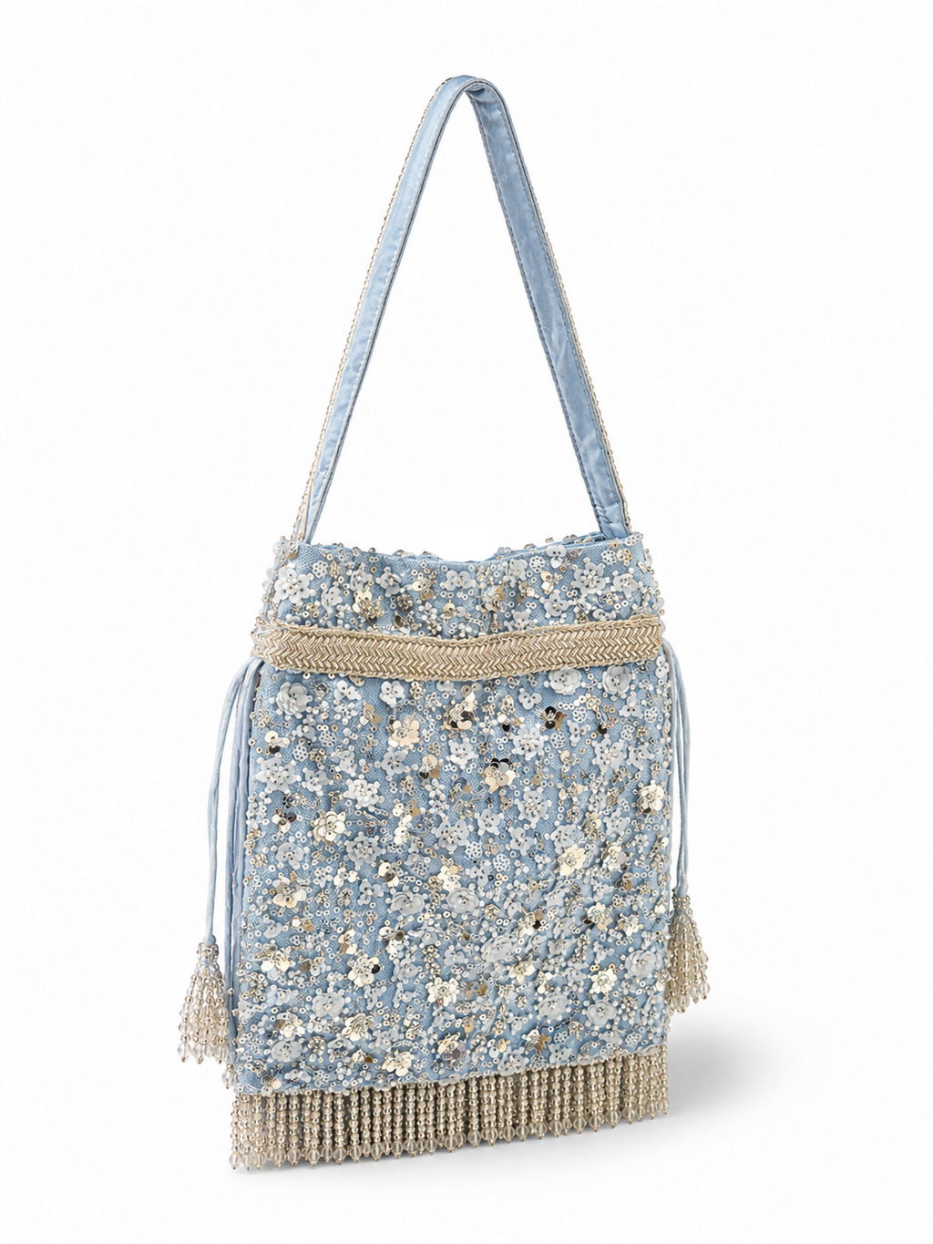 Ellie Baby Blue Potli