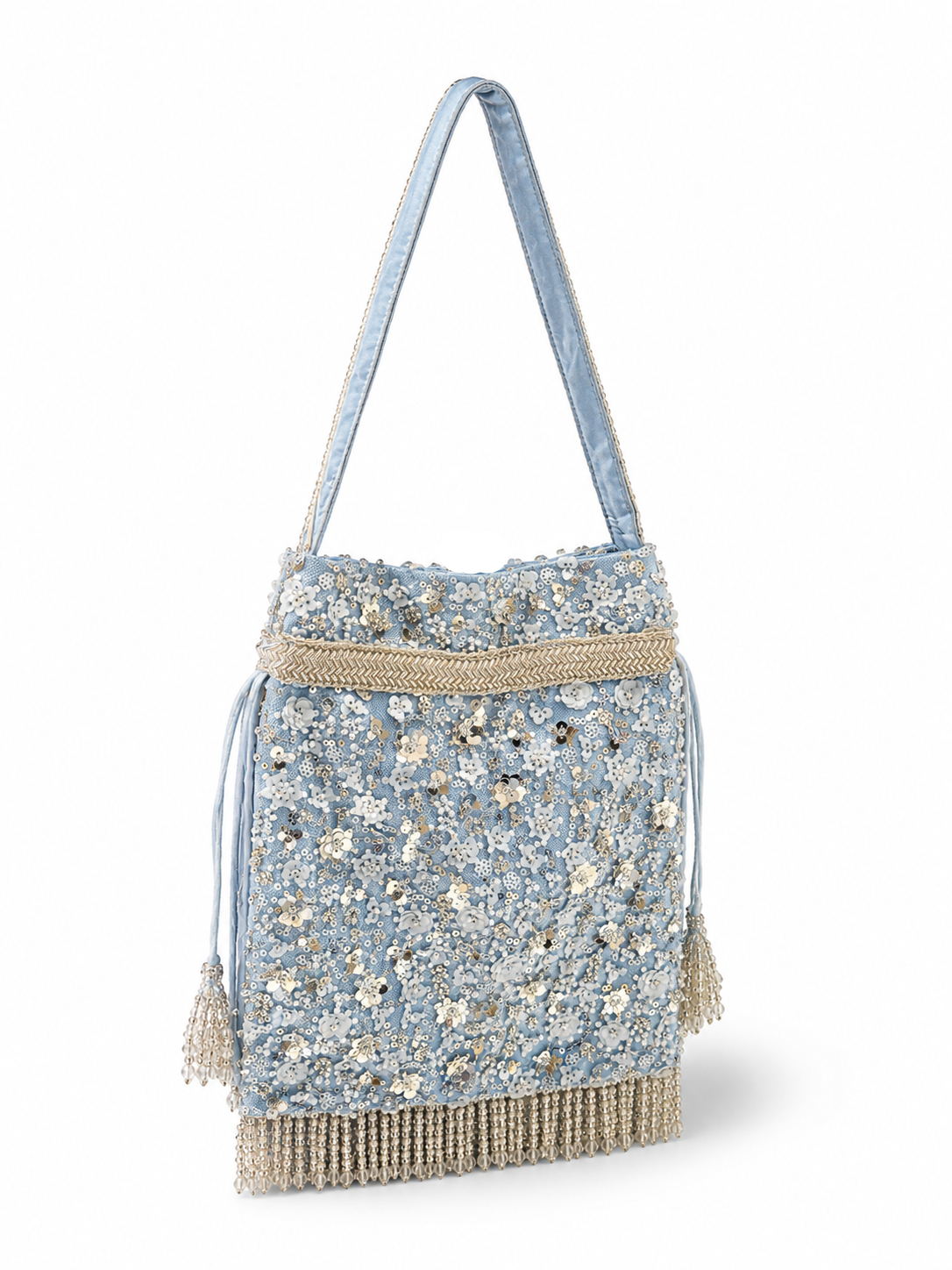 Ellie Baby Blue Potli