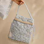 Ellie Baby Blue Potli