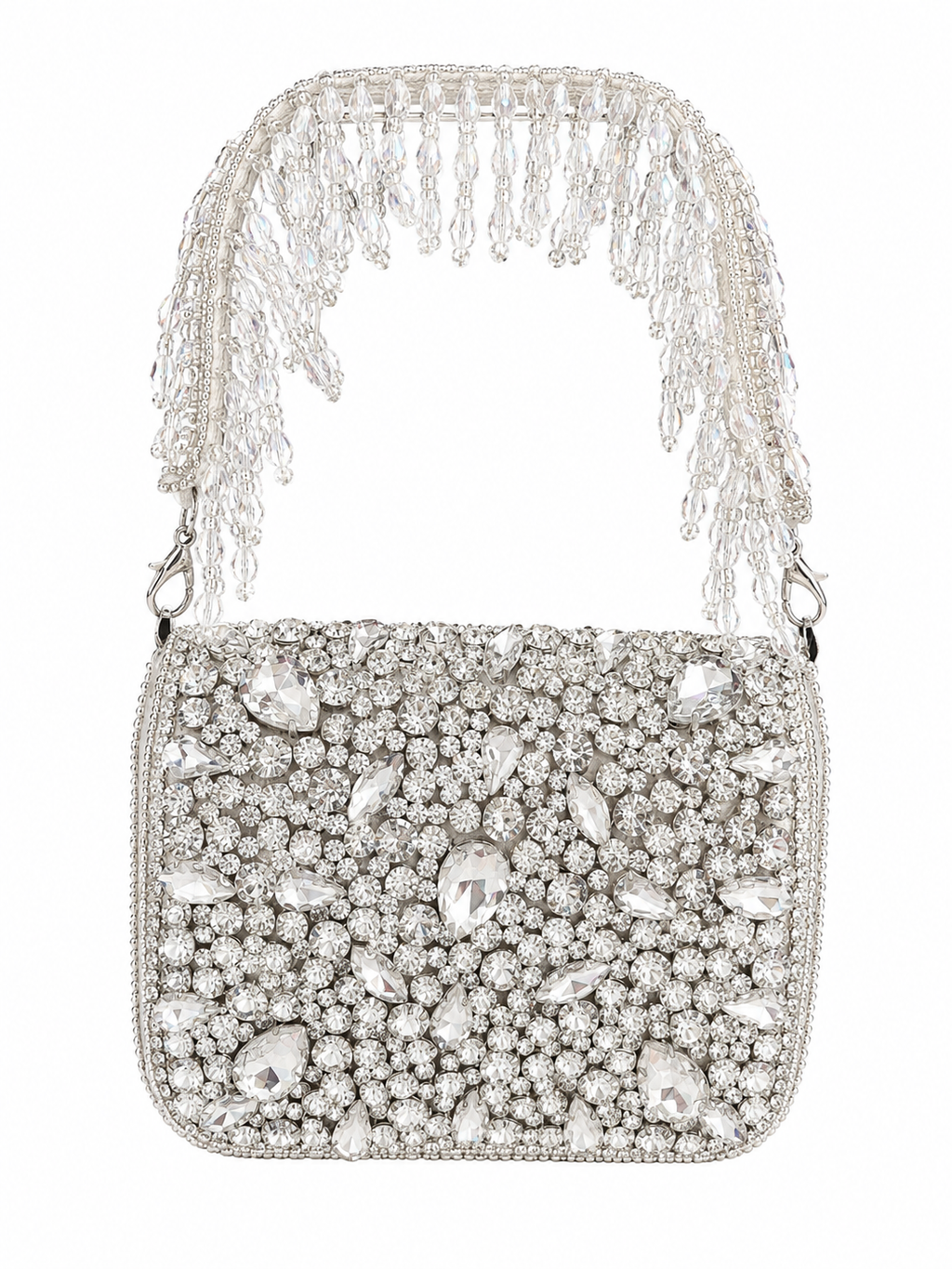 Champagne Lumière Front Flap Clutch
