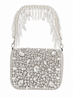 Champagne Lumière Front Flap Clutch