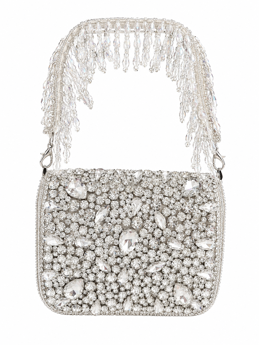 Champagne Lumière Front Flap Clutch