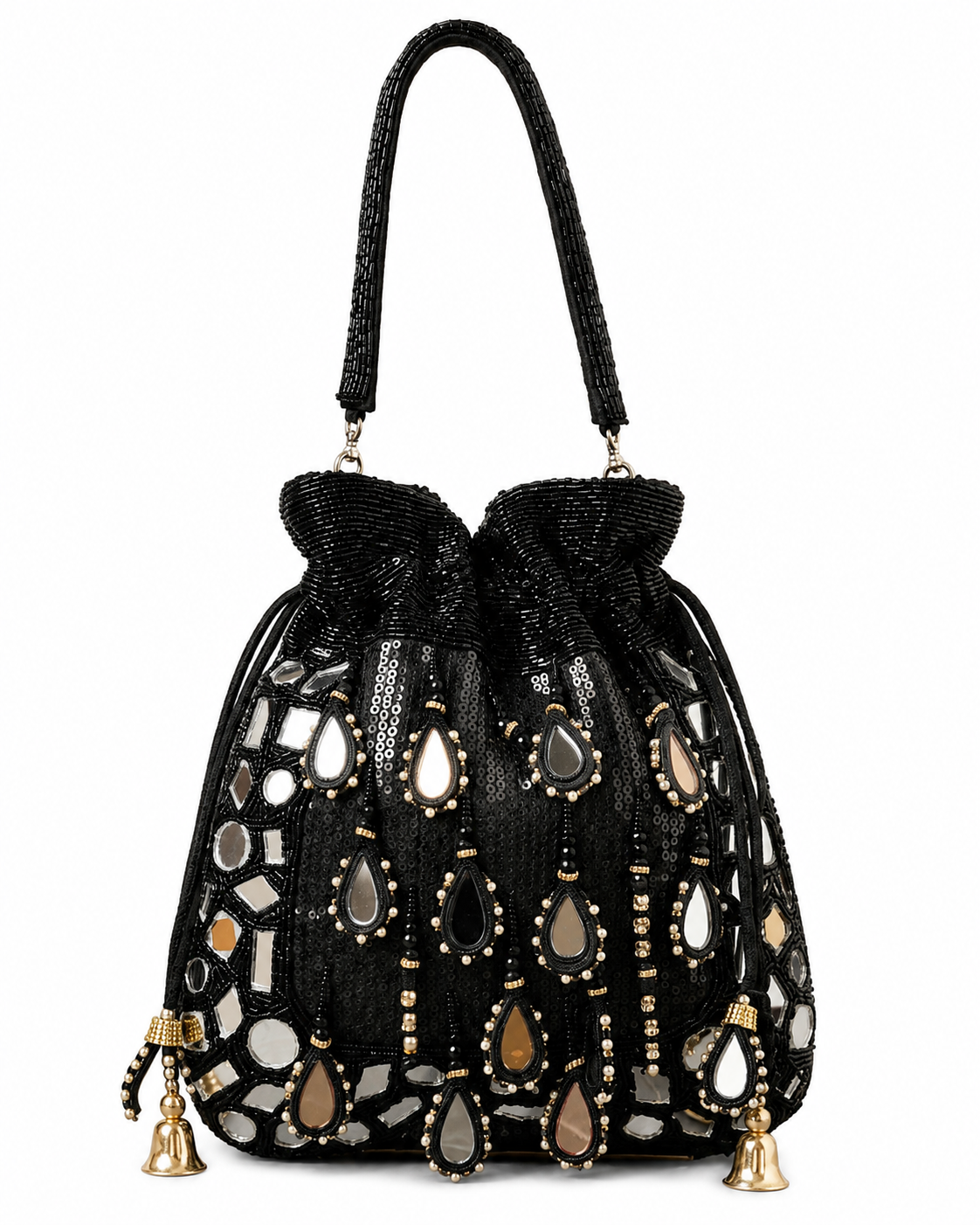 Noir Lafayette Mirror Potli