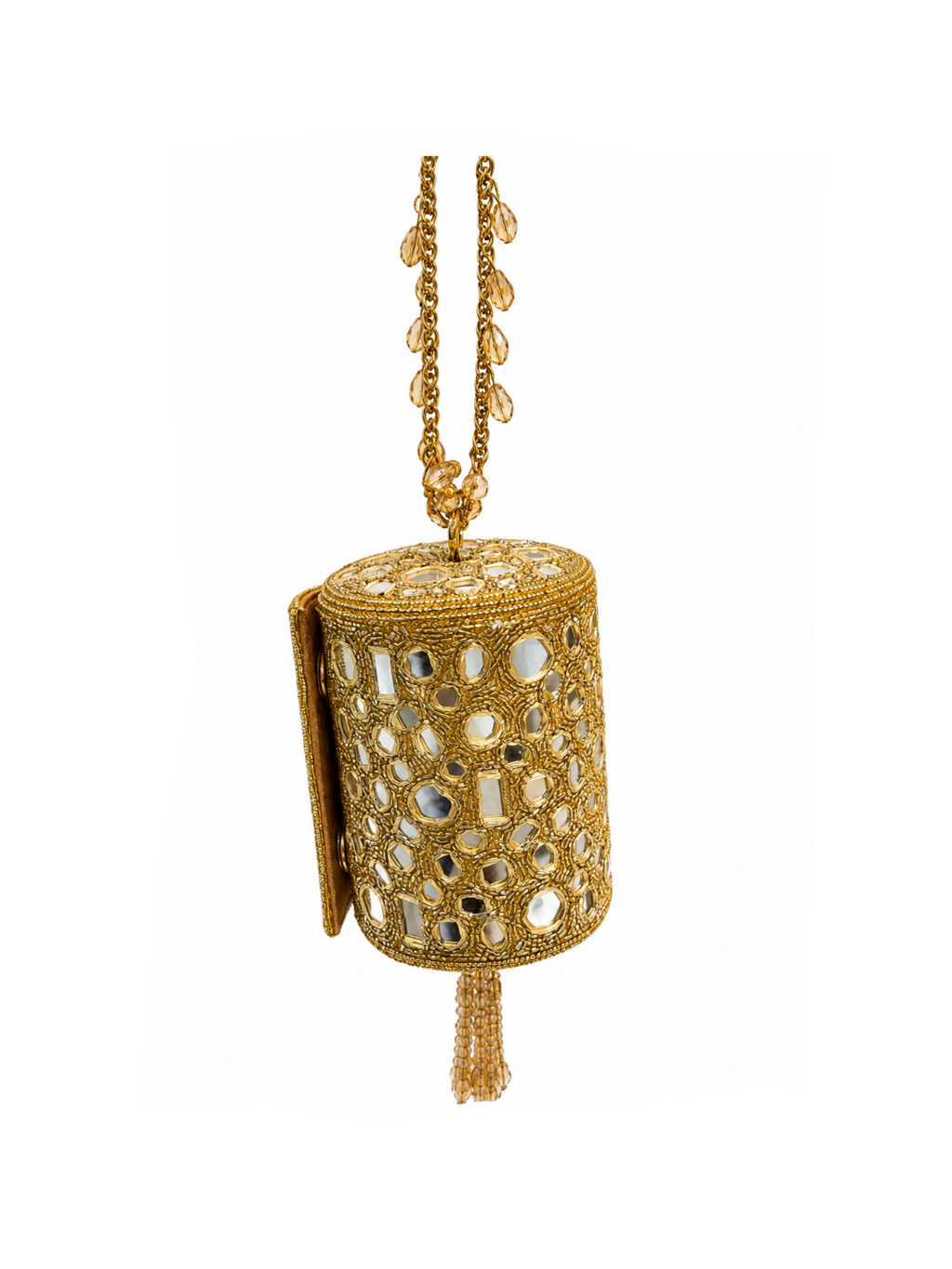 Soleil Gold Mirror Potli