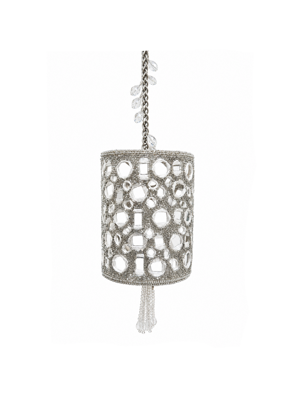 Lune Silver Mirror Potli