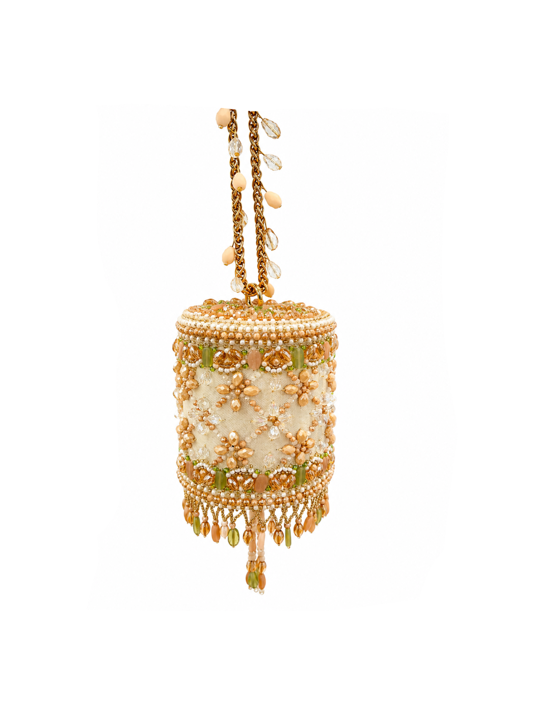 Pistachio Praline Minaudière Bag
