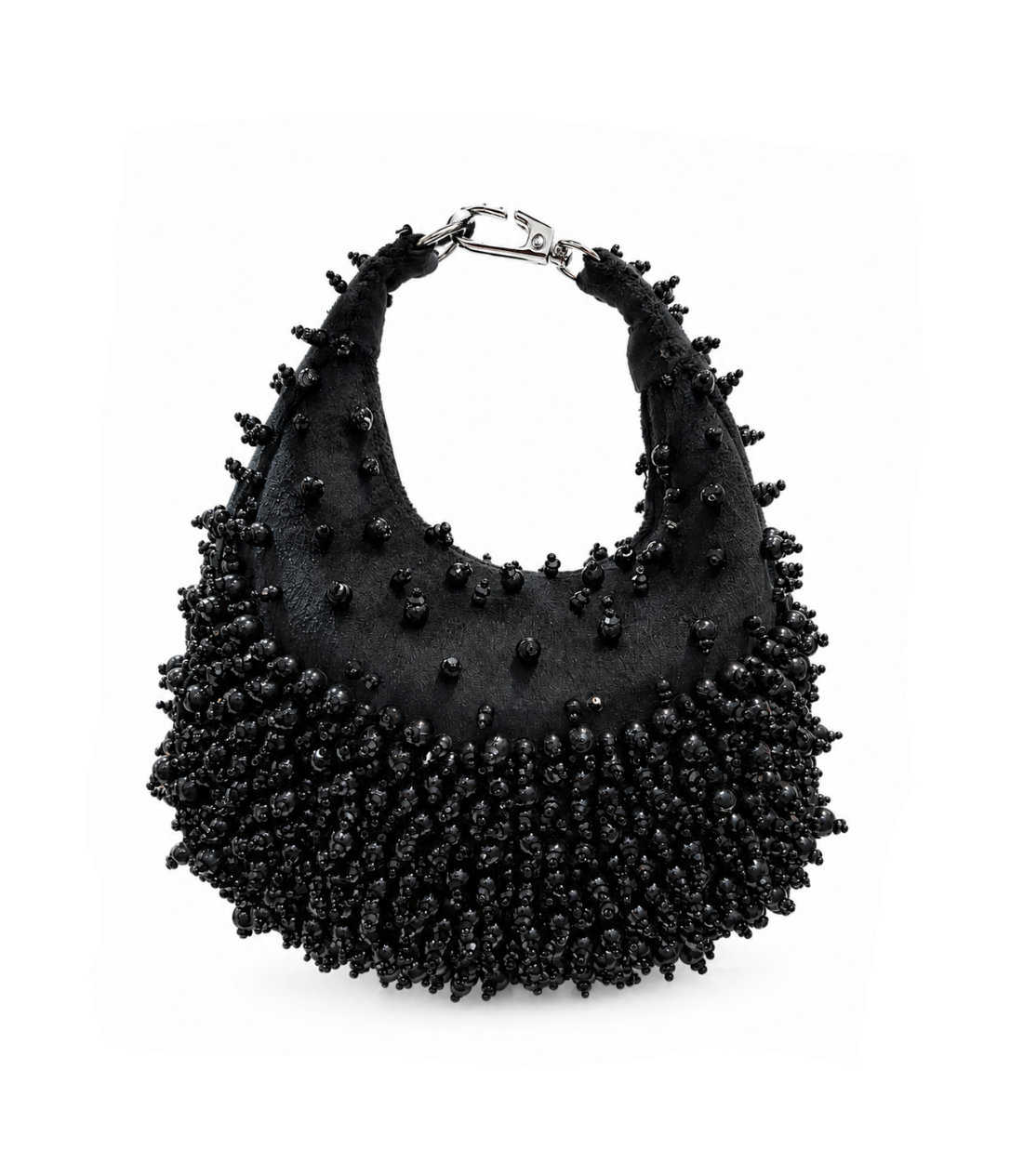 Luna Pearl Moon Bag (Black)