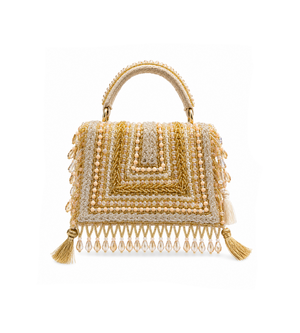 Rouge Champagne Héritage Potli Bag