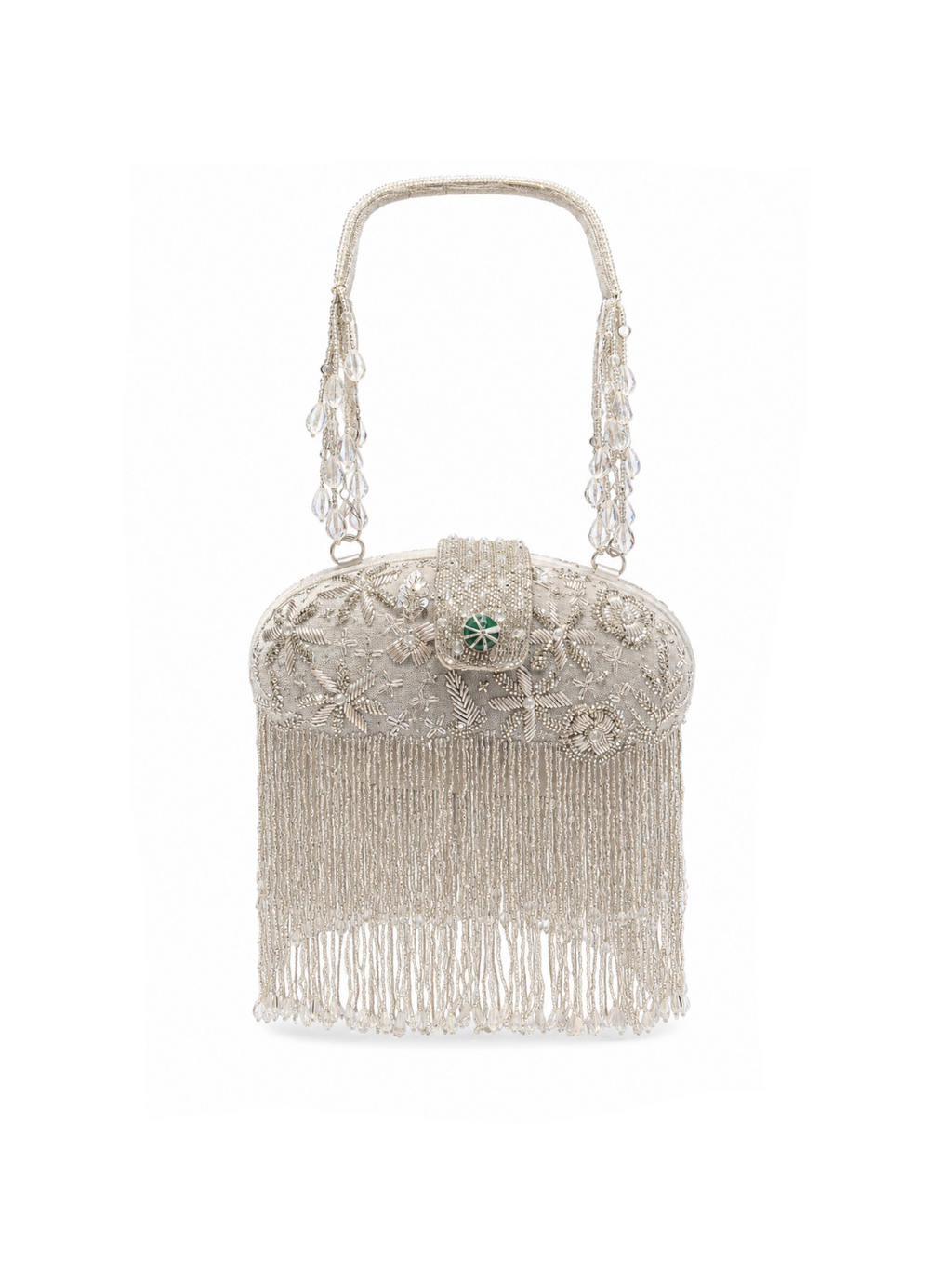 Ivory Fringe Royale Bag