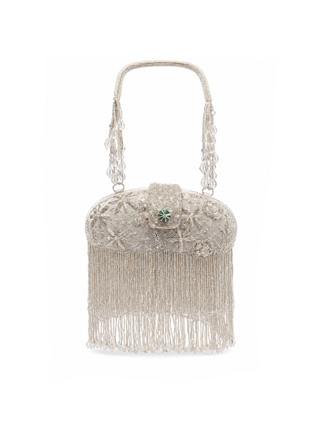 Ivory Fringe Royale Bag