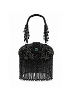 Black Fringe Royale Bag
