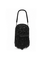 Midnight Noir Fringe Bag