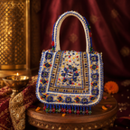 Azure Bloom Bag
