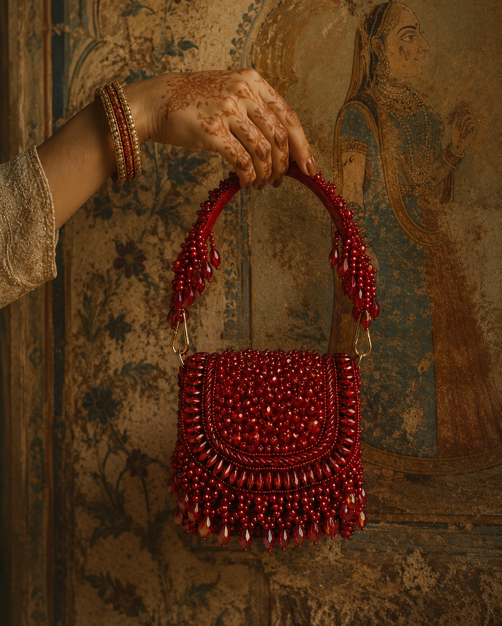 Crystal Red Bag