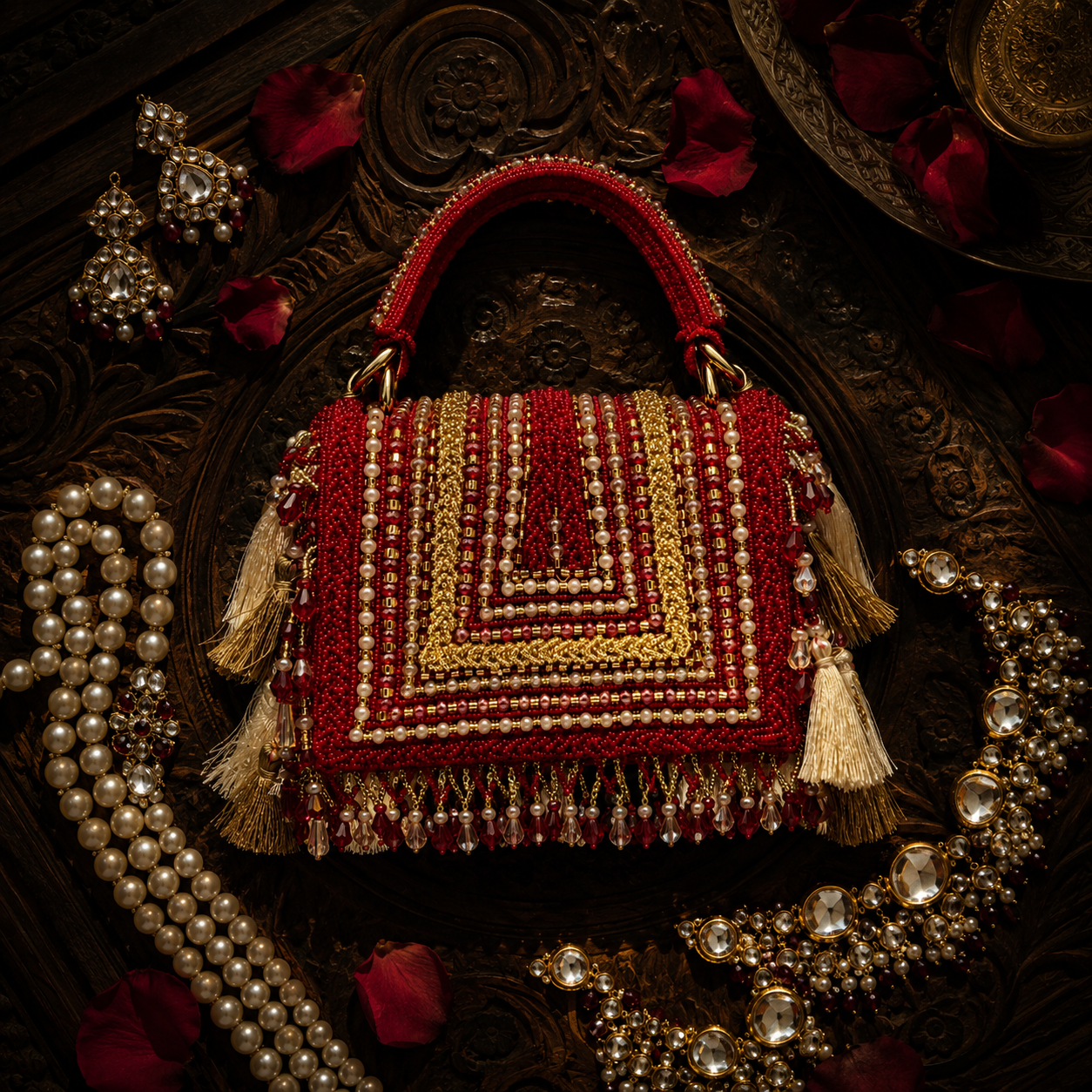Rouge Red Héritage Potli Bag