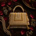 Rouge Champagne Héritage Potli Bag