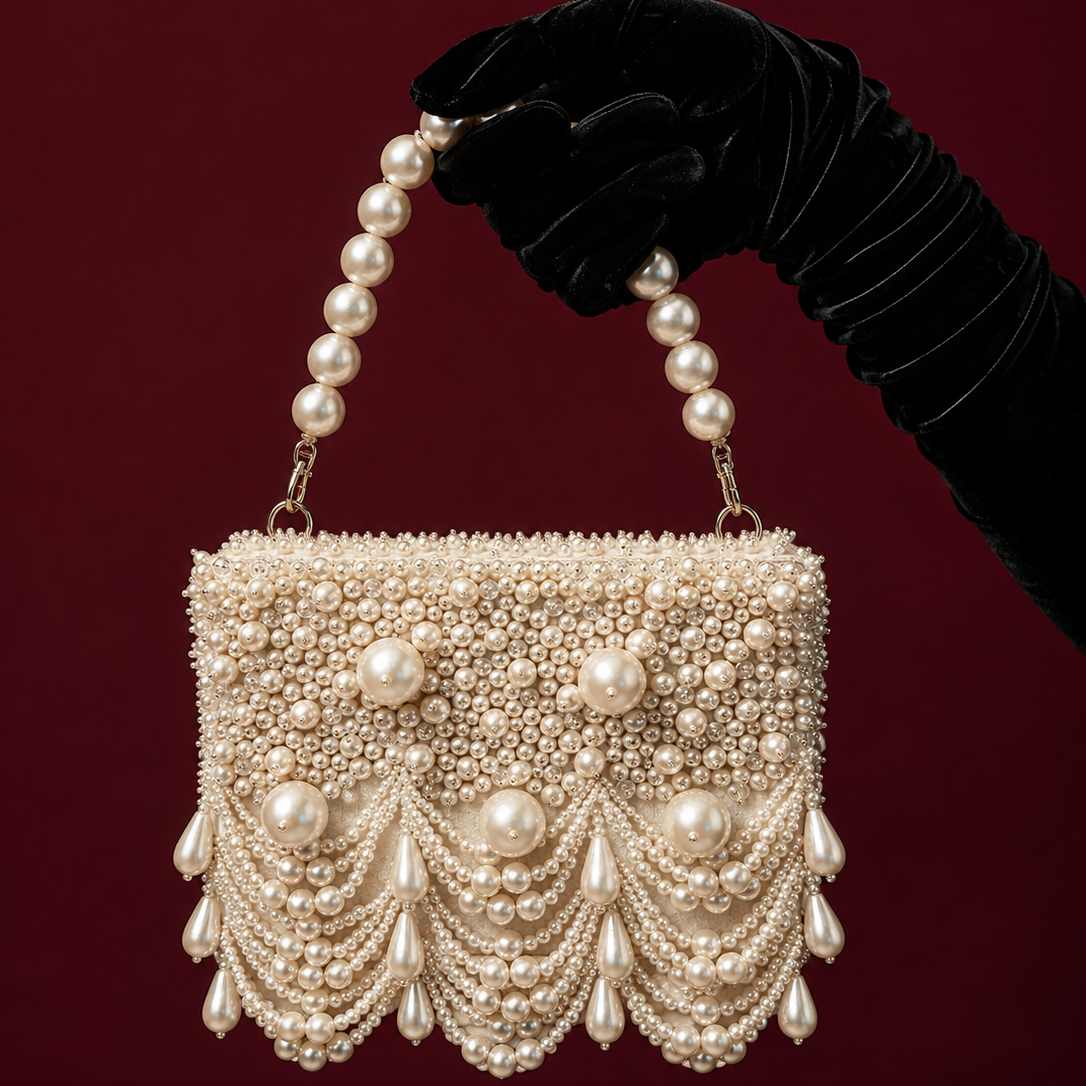 House of Pearls Clutch Bag