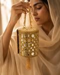 Soleil Gold Mirror Potli