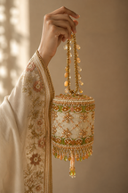 Pistachio Praline Minaudière Bag