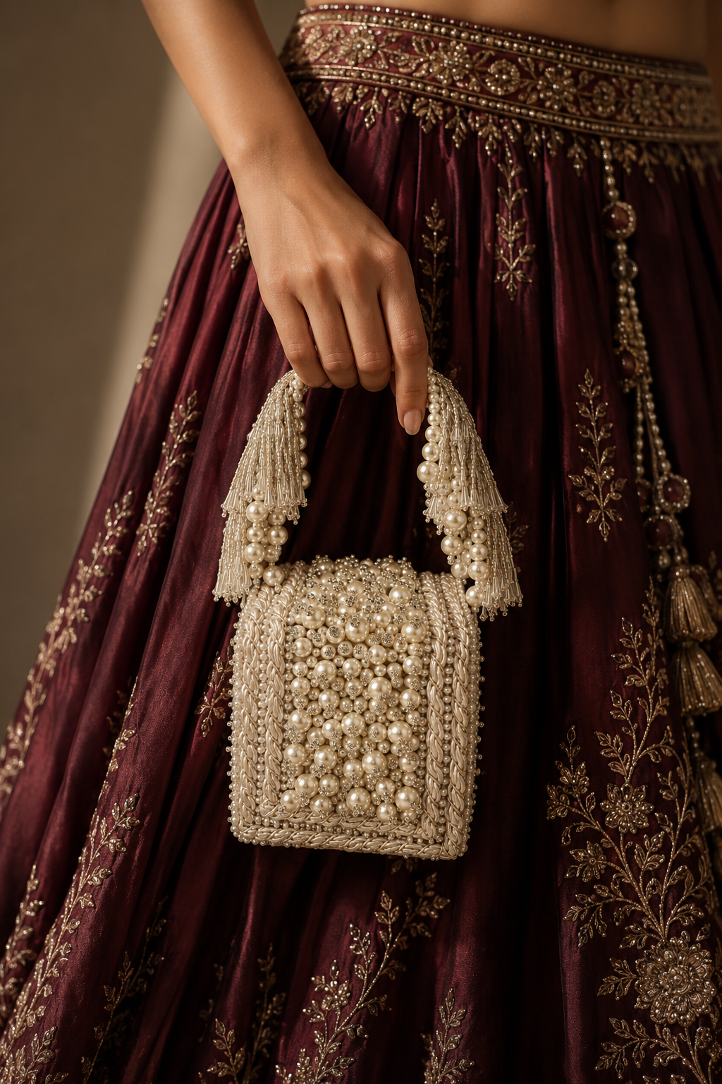 Perle Éclat Minaudière Bag