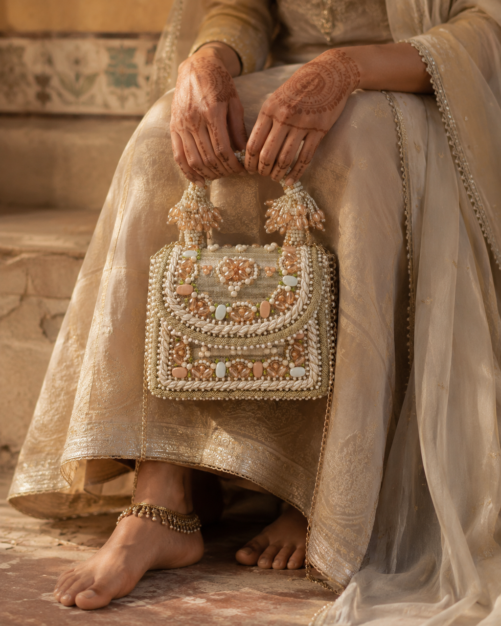 Zoya Zari Potli (Golden)