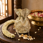 Beige Tara Potli