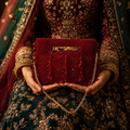 Red Beaded Le Carré