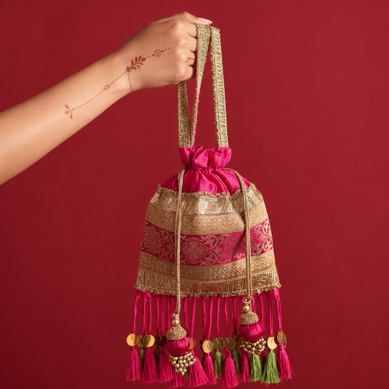 Pink Boho Bag