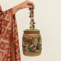 Zardosi Maroon Potli