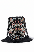 Black Tassel Potli