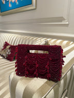 Red Beaded Le Carré