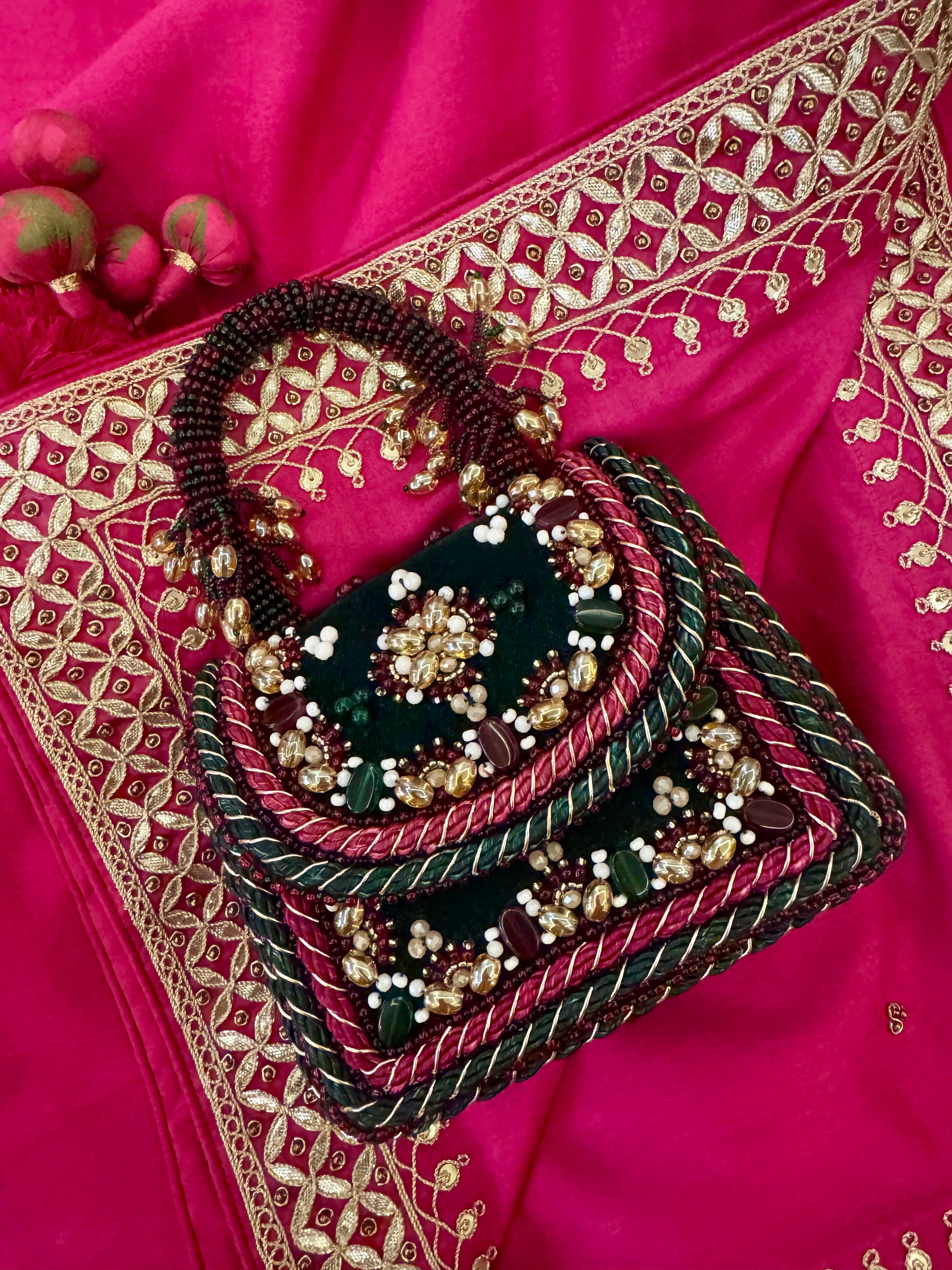 Zoya Zari Potli (Green)